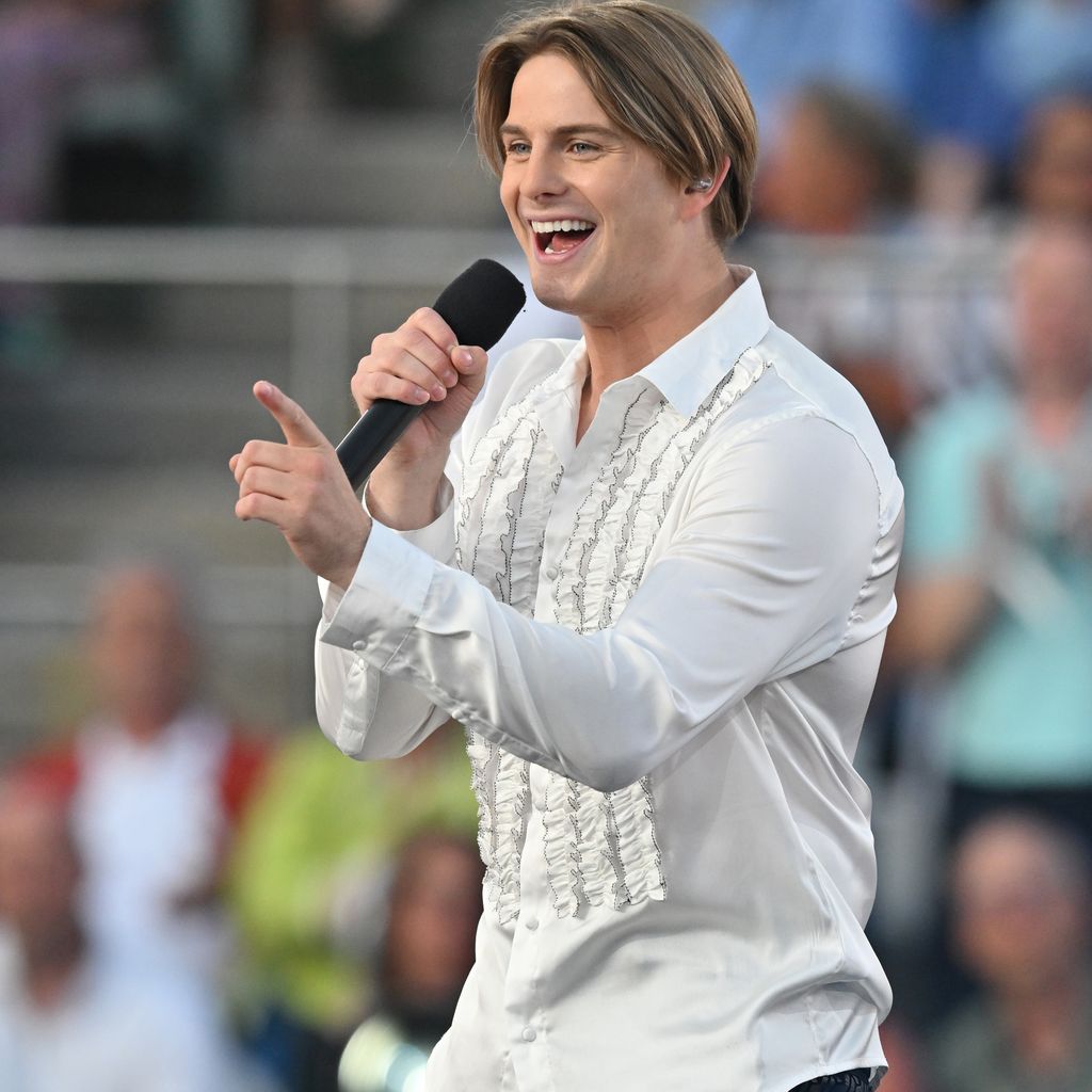 Vincent Gross beim Schlagerboom Open Air in Kitzbühel, 21. Juni 2025