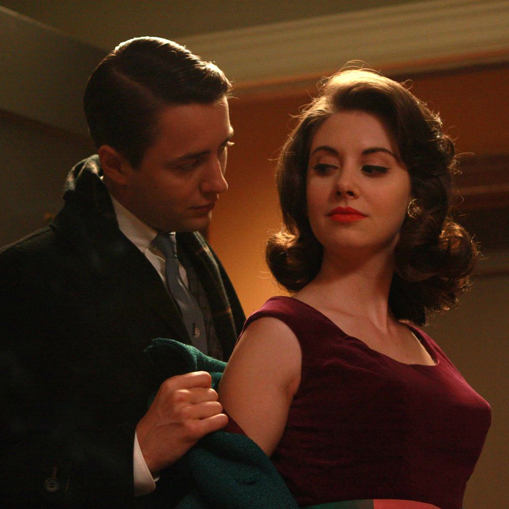 Vincent Kartheiser und Alison Brie in "Mad Men"