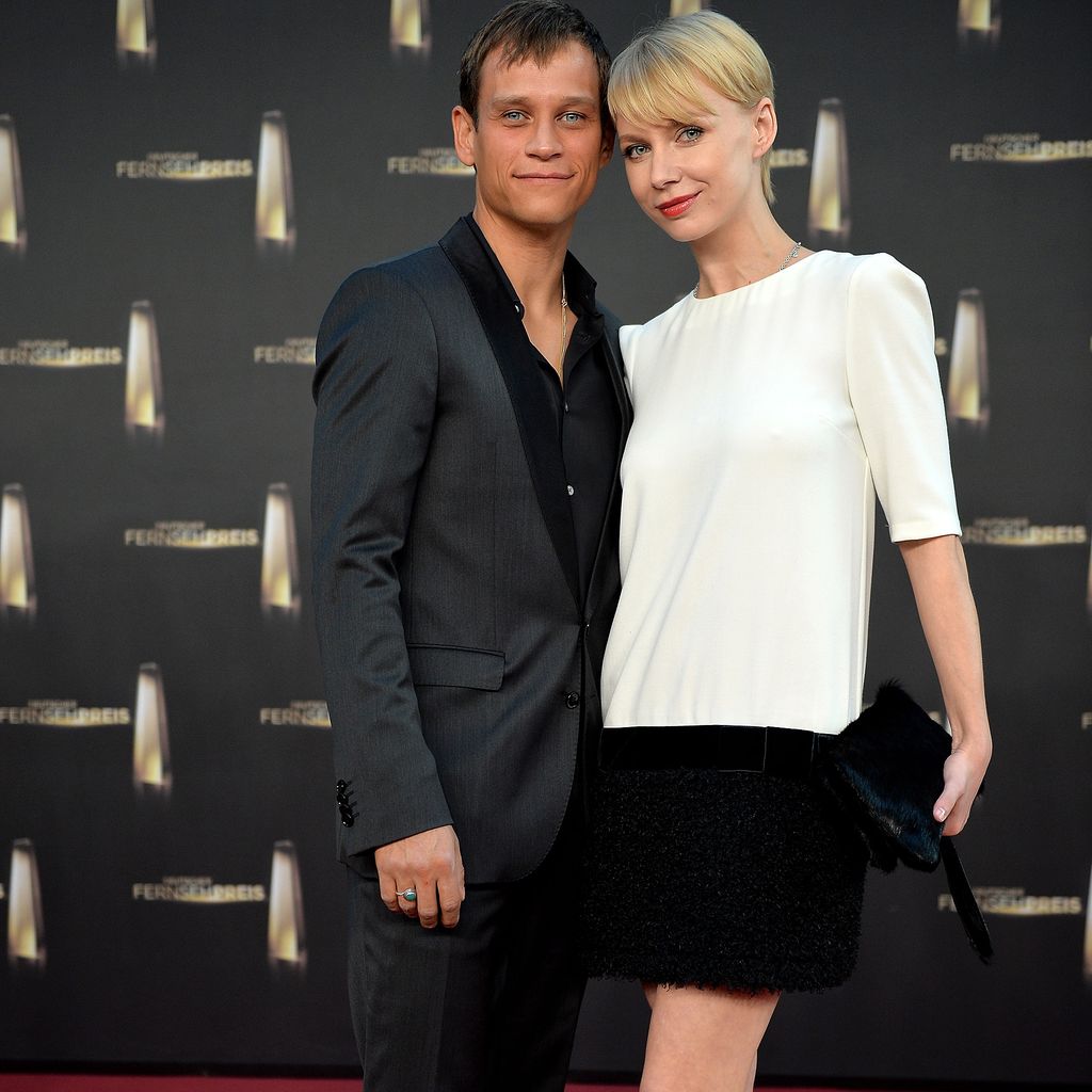 Vinzenz Kiefer und Masha Tokareva bei der Verleihung des "Deutschen Fernsehpreis 2014"