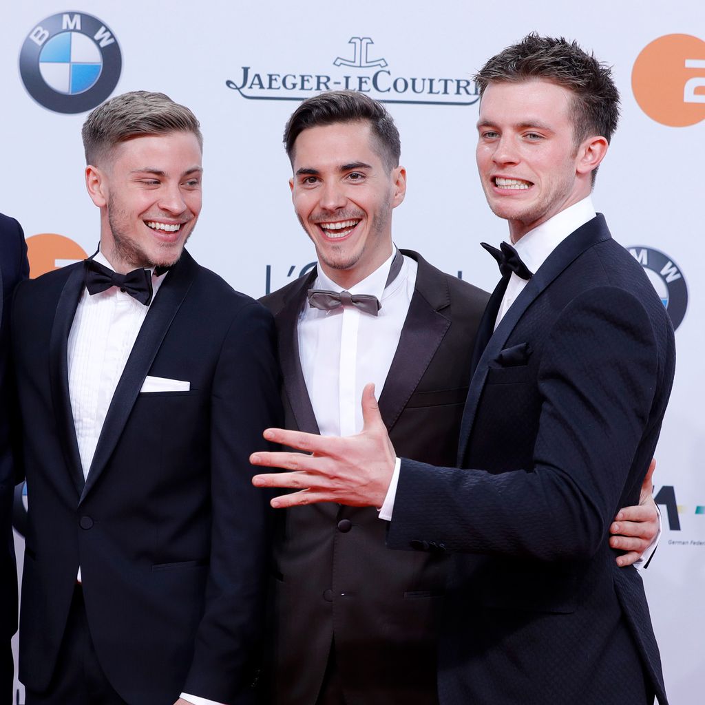 Vinzenz Kiefer, Vladimir Burlakov, Jannik Schümann, Fracois Goeske und Jannis Niewöhner 2017