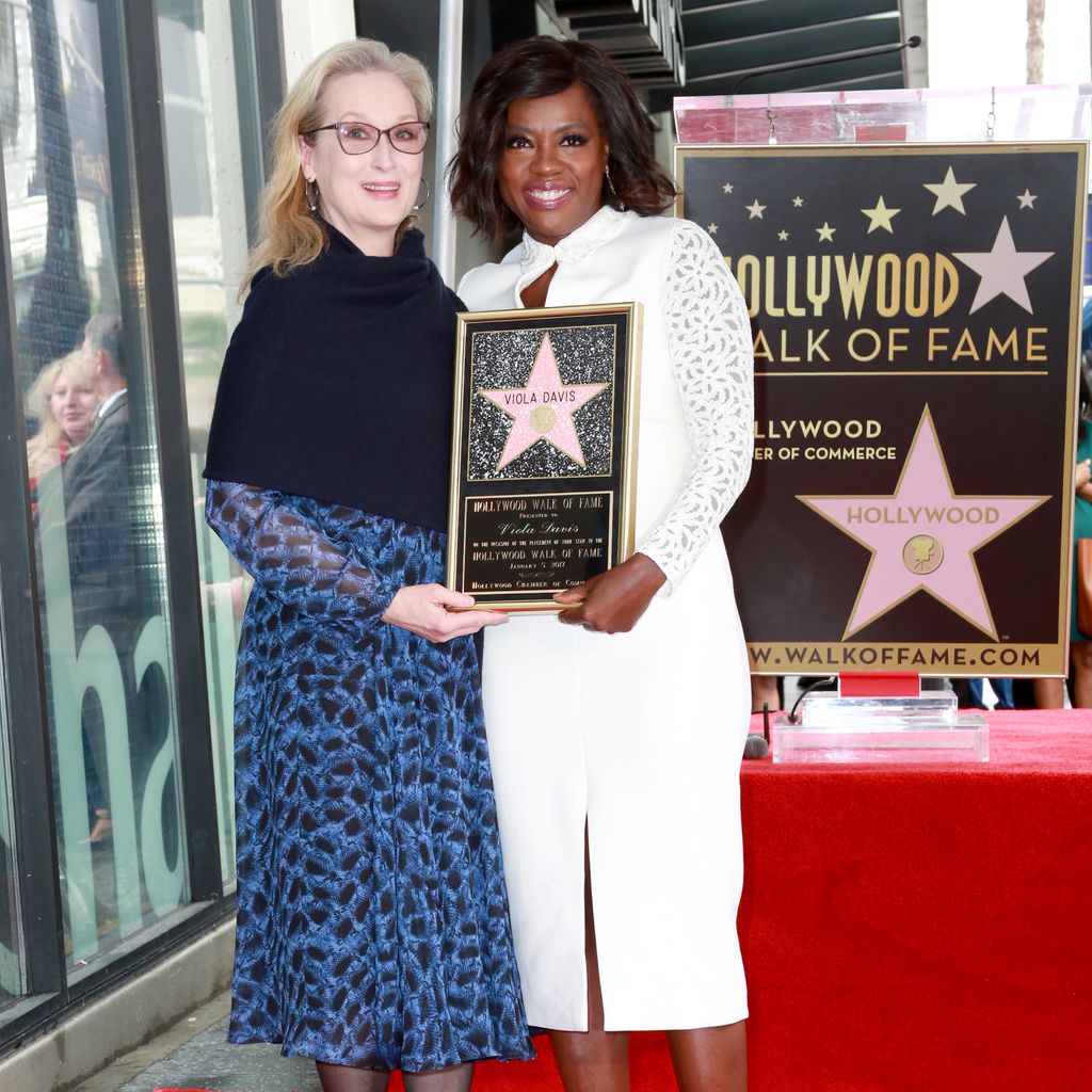 Viola Davis mit ihrer Tochter Genesis Tennon auf dem Walk of Fame in Hollywood