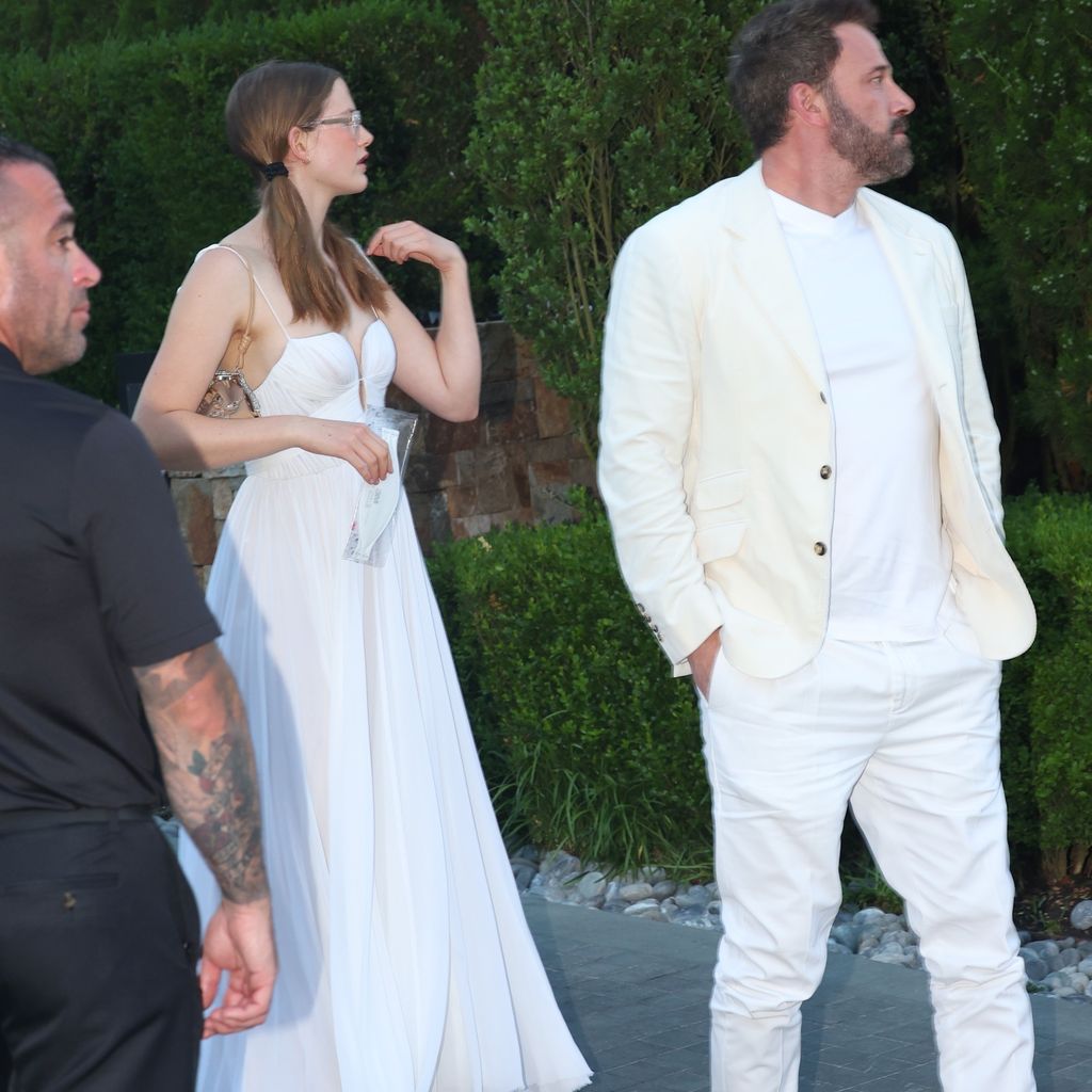 Violet Affleck und Ben Affleck in den Hamptons im Juli 2023