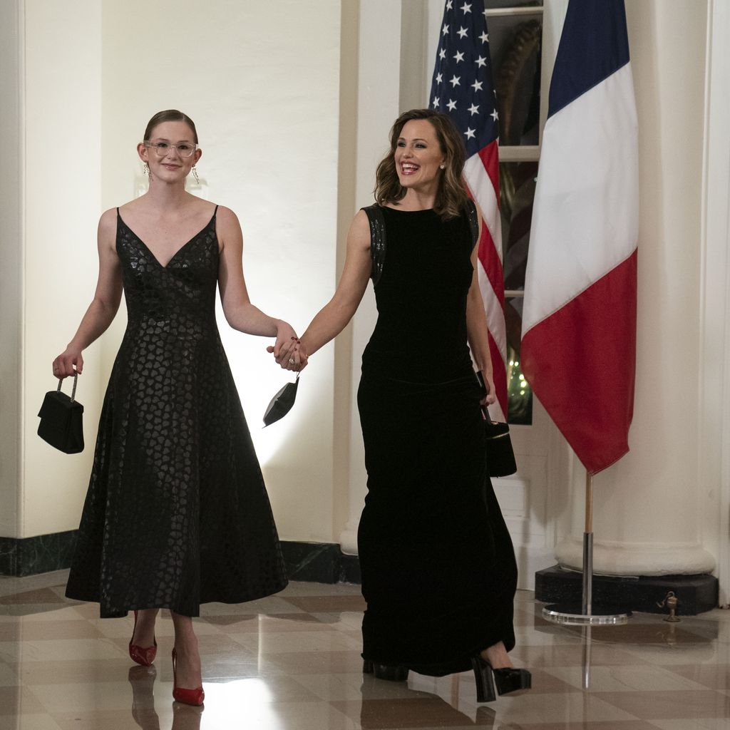 Violet Affleck und Jennifer Garner im Weißen Haus