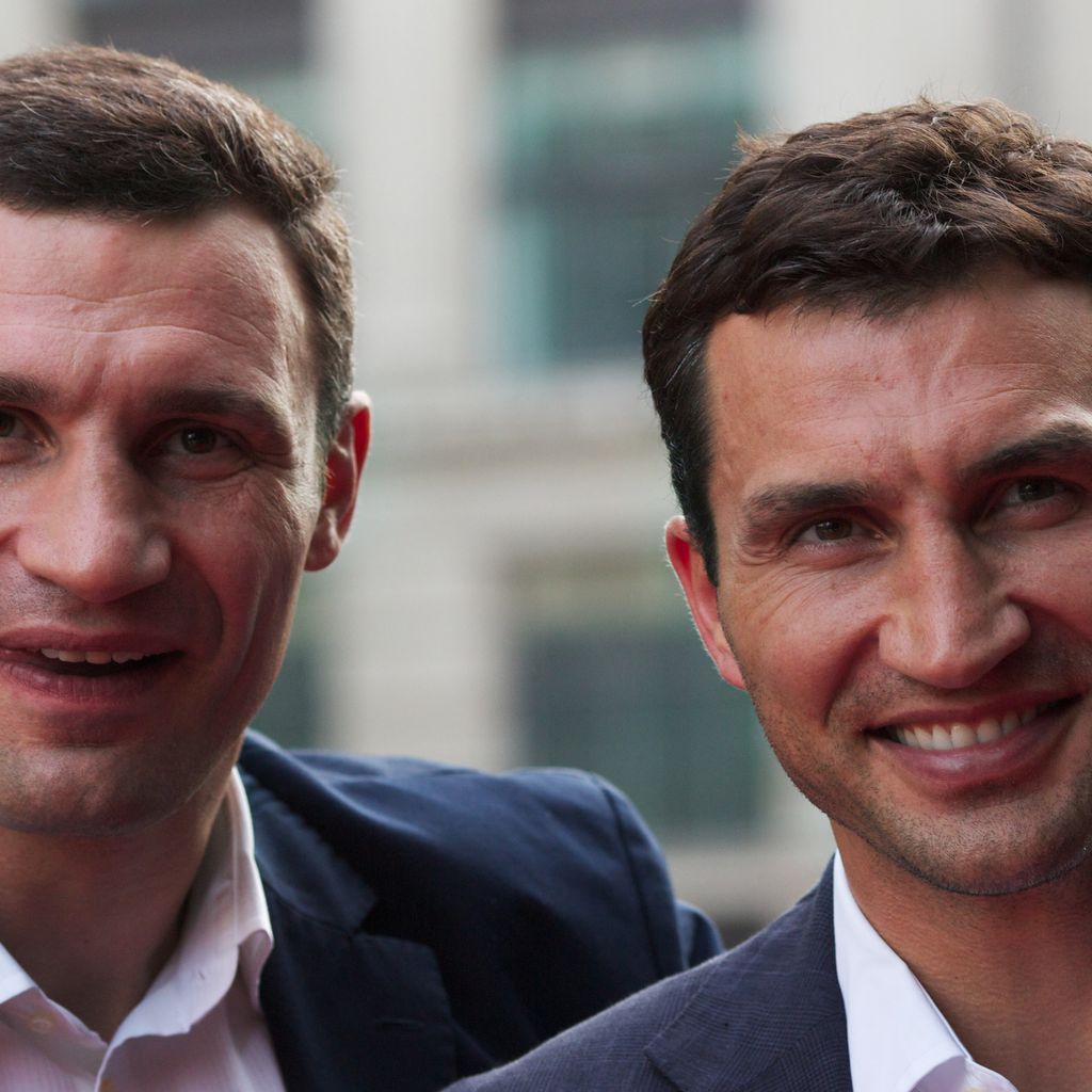 Vitali und Wladimir Klitschko bei der Premiere von "Klitschko" in London