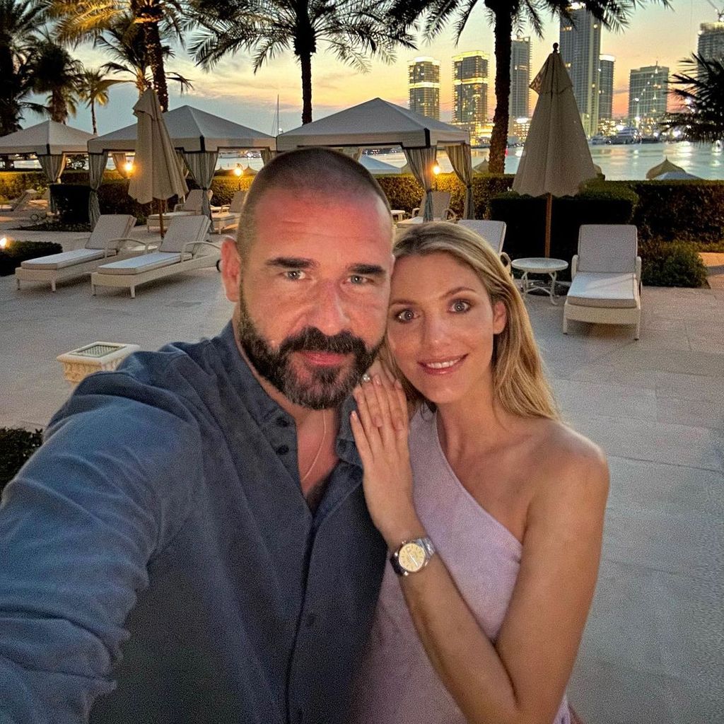 Viviane Geppert mit ihrem Mann Dusan