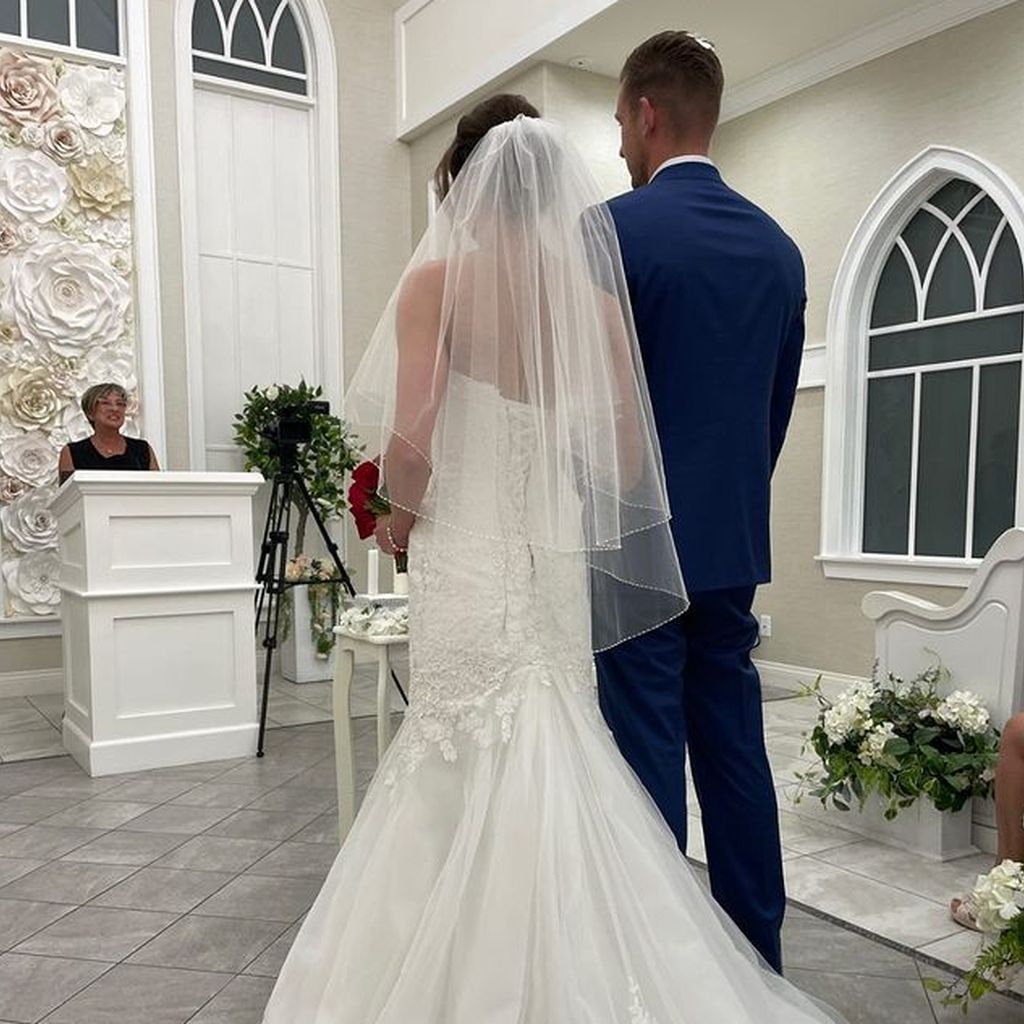 Vivien Michalla bei ihrer Hochzeit in Las Vegas, Mai 2022