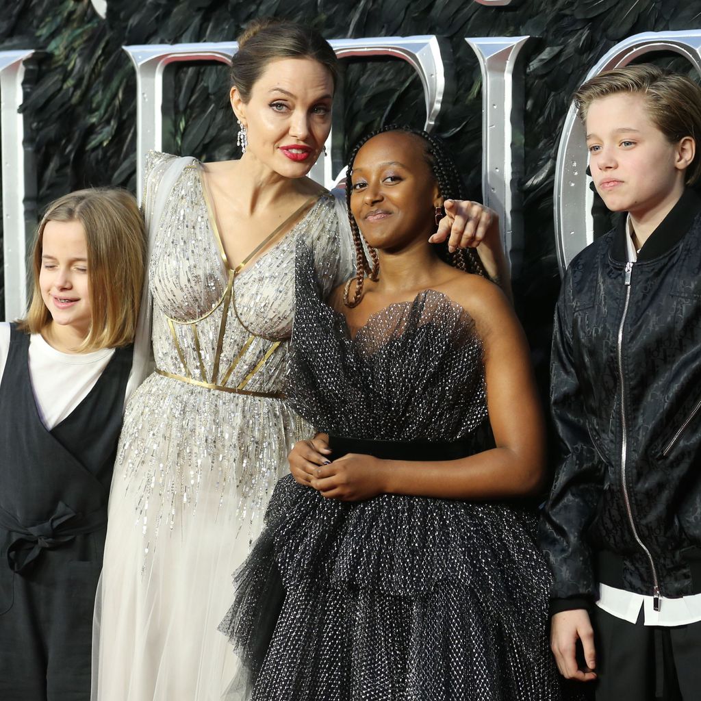 Vivienne, Angelina, Zahara, Shiloh und Knox Jolie-Pitt