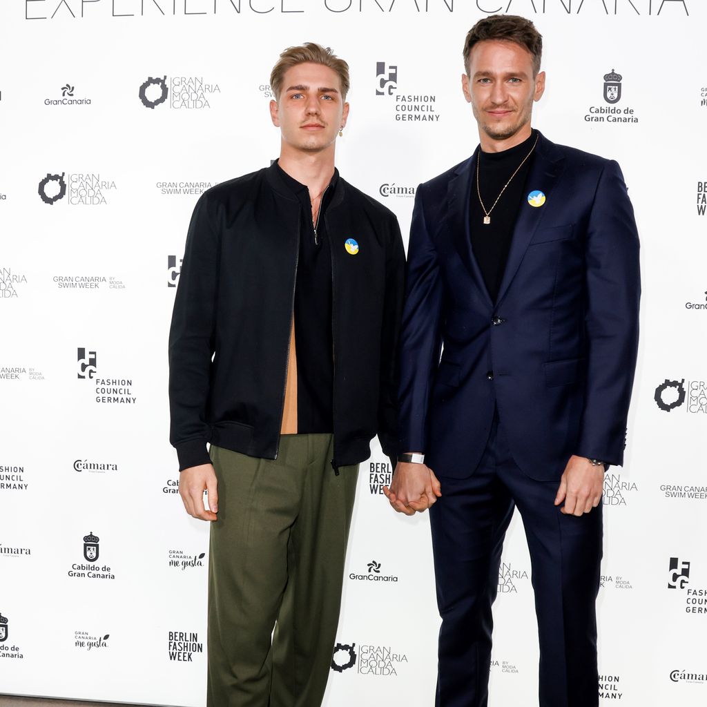 Vladimir Burlakov und Martin beim Dinner von Fashion Council Germany und Cabildo de Gran Canaria
