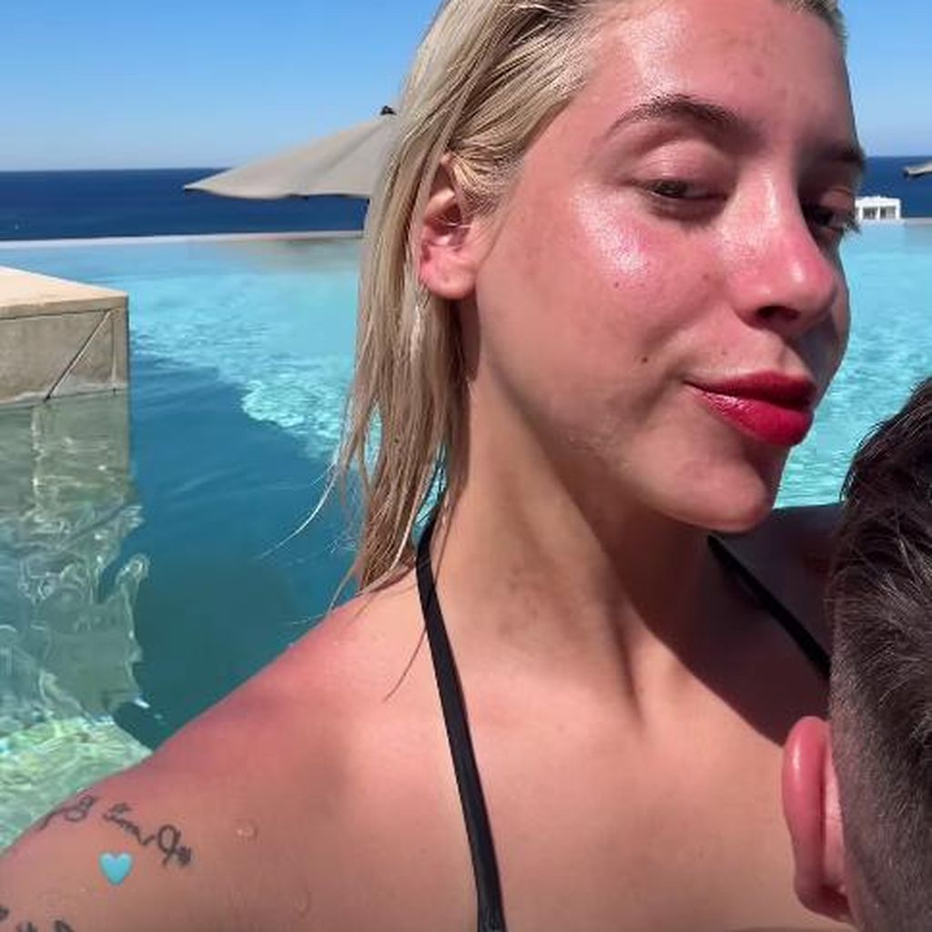 Realitystar Walentina Doronina mit ihrem Freund, Mai 2025
