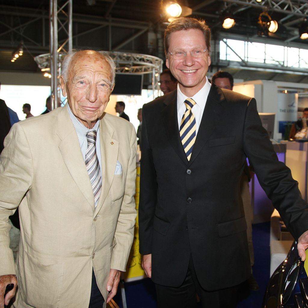 Walter Scheel und Guido Westerwelle