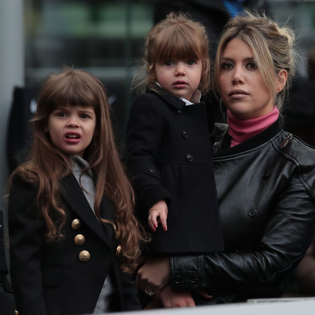Wanda Nara mit ihren Kindern