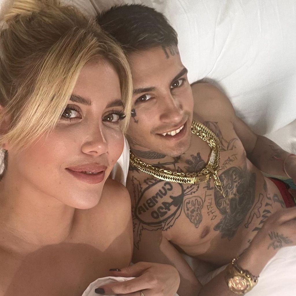 Wanda Nara und L-Gante im Oktober 2022