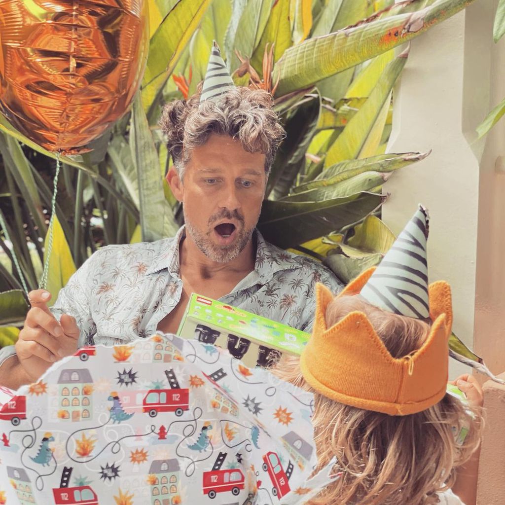 Wayne Carpendale, Schauspieler, mit seinem Sohn Mads