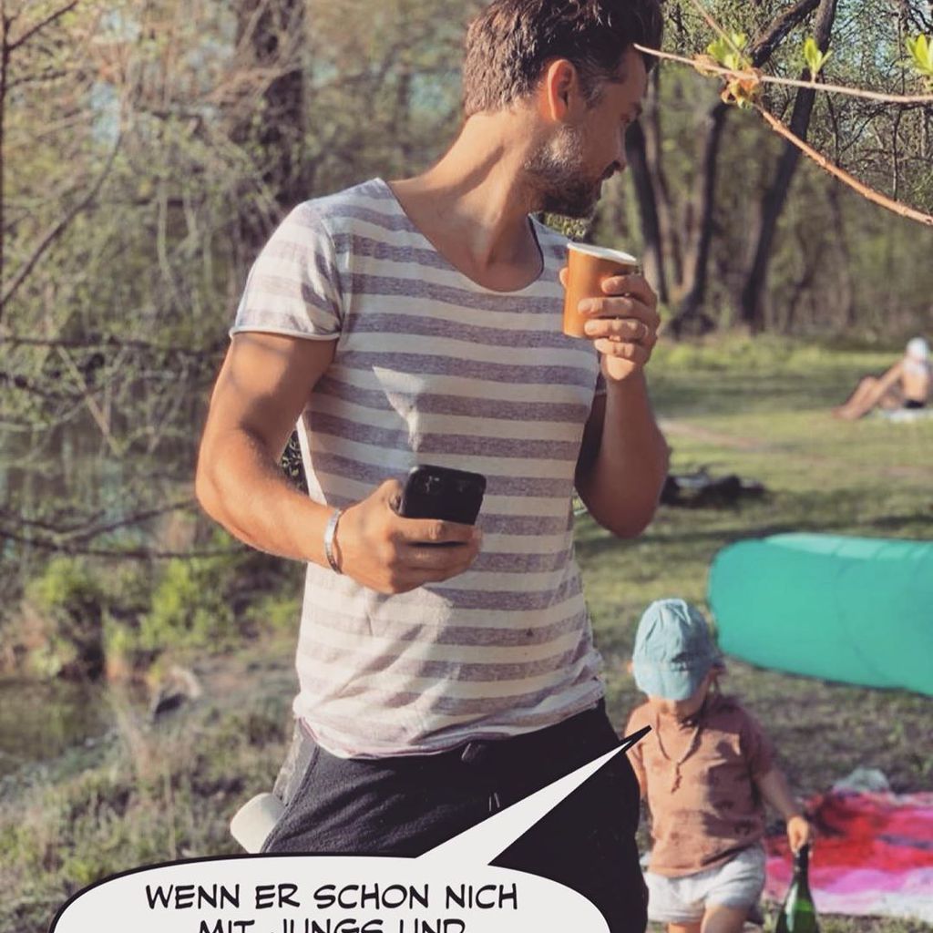 Wayne Carpendale mit seinem Sohn Mads