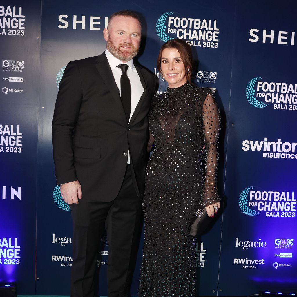 Fußballspieler Wayne Rooney und seine Frau Coleen Rooney