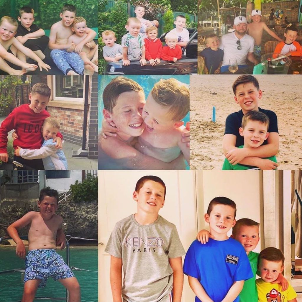 Wayne und Coleen Rooneys Kinder Kai, Klay, Kit und Cass