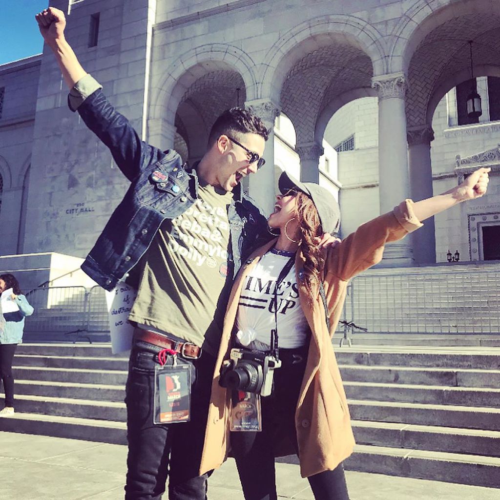 Wells Adams und Sarah Hyland