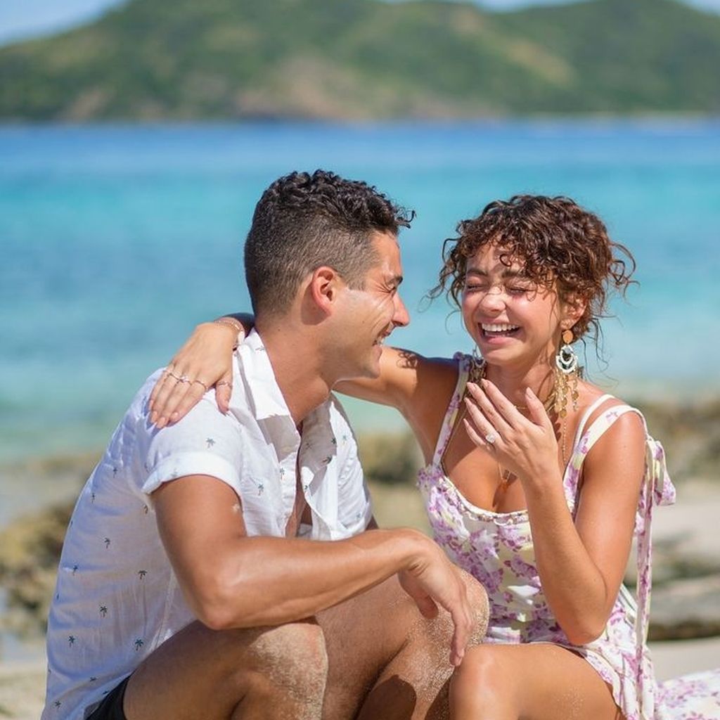 Wells Adams und Sarah Hyland