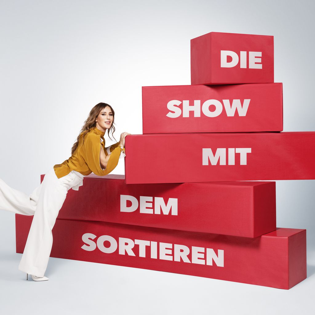 Jeannine Michaelsen, Moderatorin von "Die Show mit dem Sortieren"