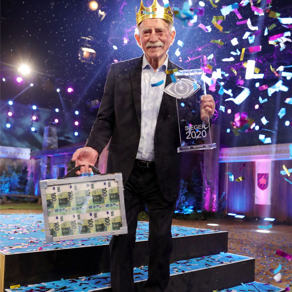 Werner Hansch beim "Promi Big Brother"-Finale 2020