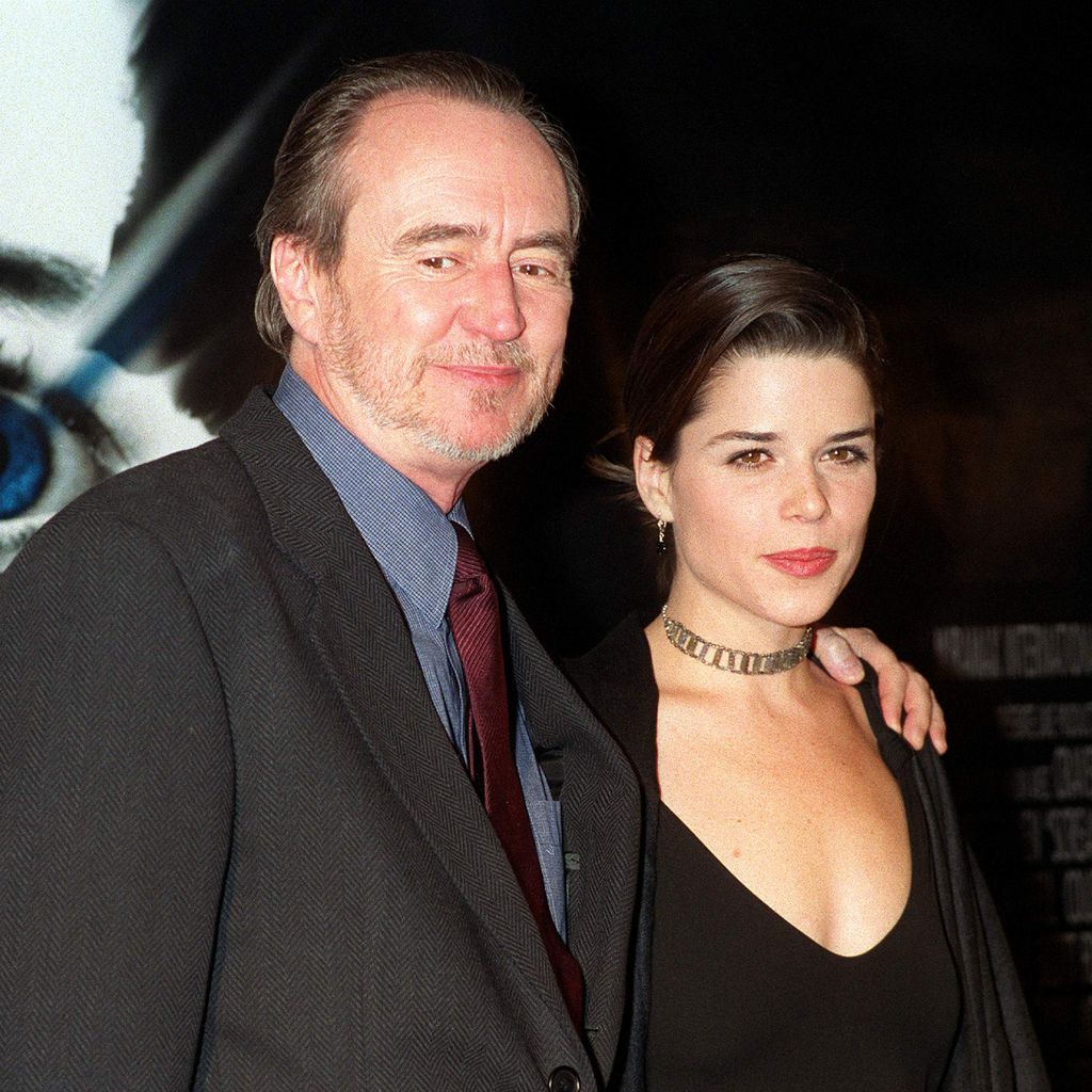 Wes Craven und Neve Campbell bei der Premiere von "Scream 3"