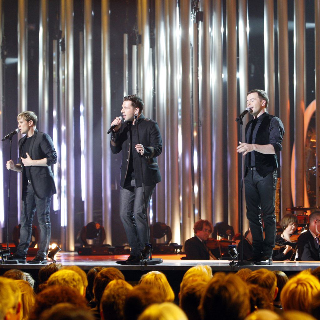 Westlife performt bei einem Konzert zum Friedensnobelpreis 2009