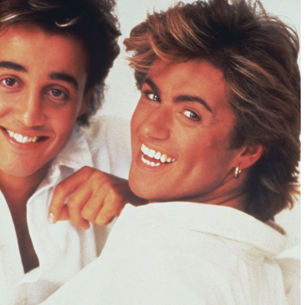Wham! in den 1980er-Jahren während eines Fotoshoots