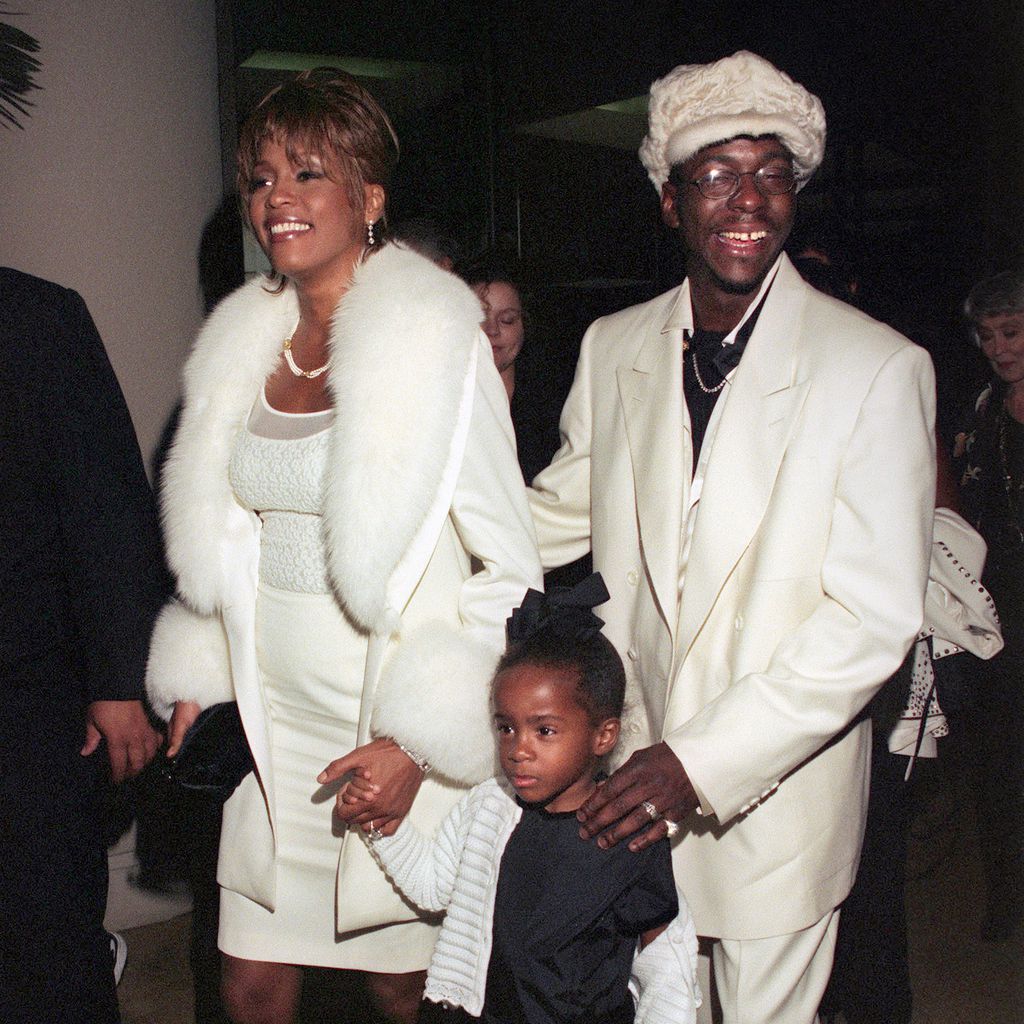 Whitey Houston, Bobby Brown und Bobbi Kristina 1998
