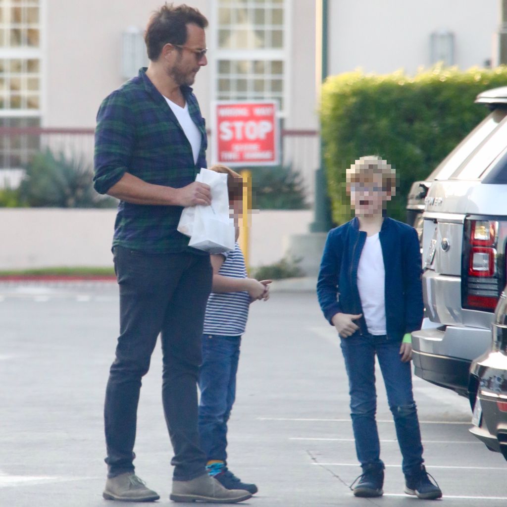Will Arnett mit seinen Söhnen Abel und Archie im Dezember 2017