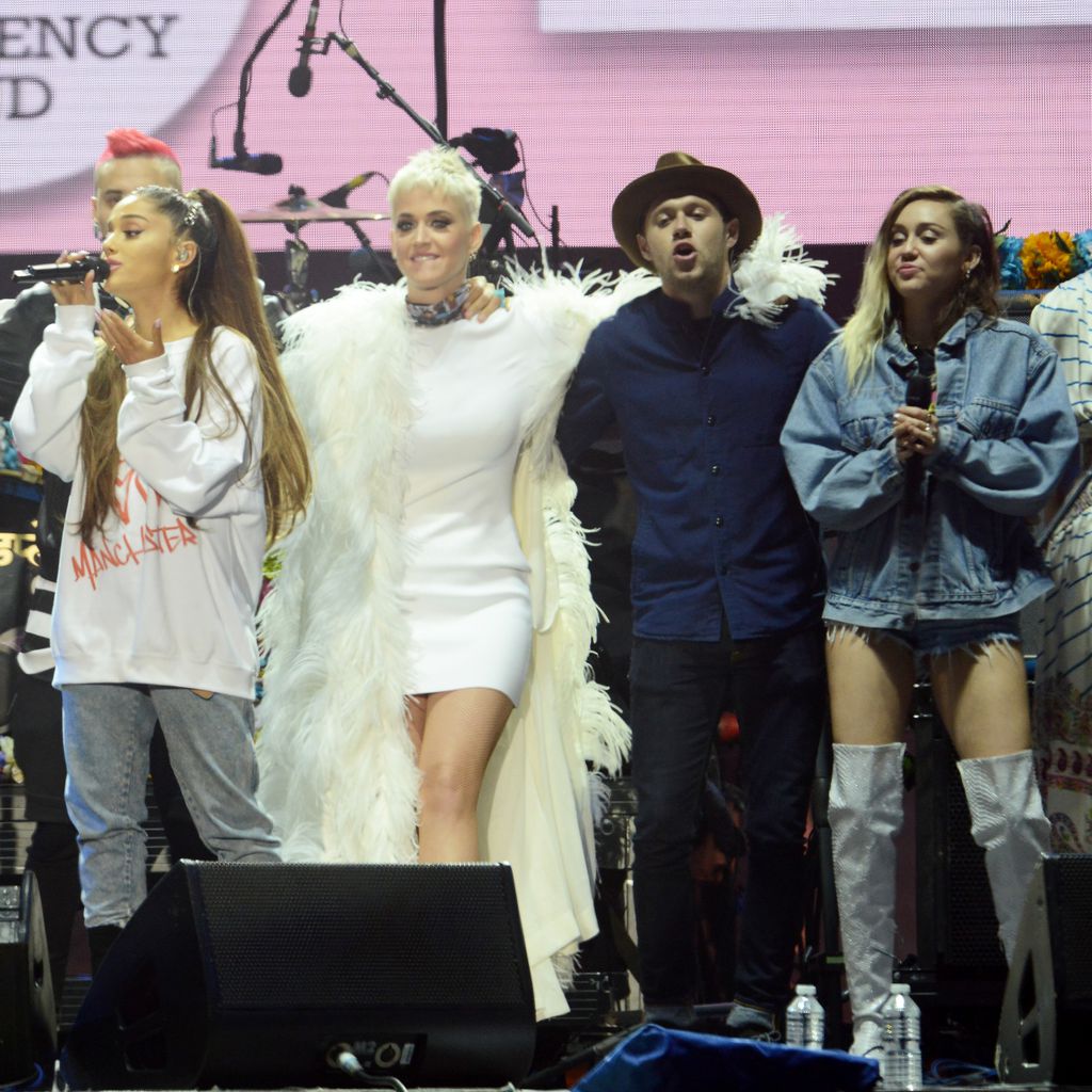 Will.i.am, Ariana Grande, Katy Perry, Niall Horan und Miley Cyrus