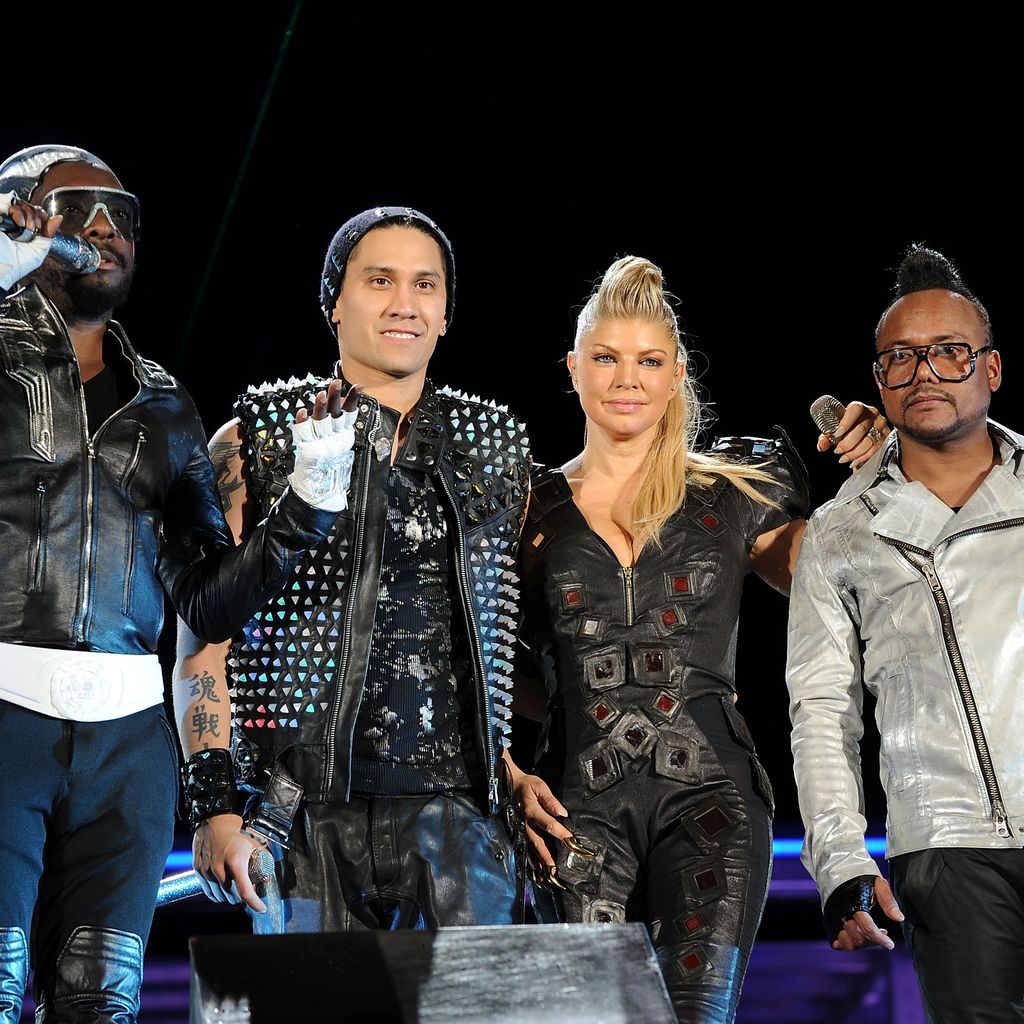 Will.i.am, Taboo, Fergie and apl.de.ap bei einem Konzert in New York im Jahr 2011