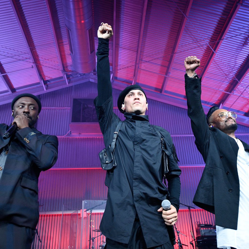 Will.i.am, Taboo und apl.de.ap bei einem Auftritt als Black Eyed Peas