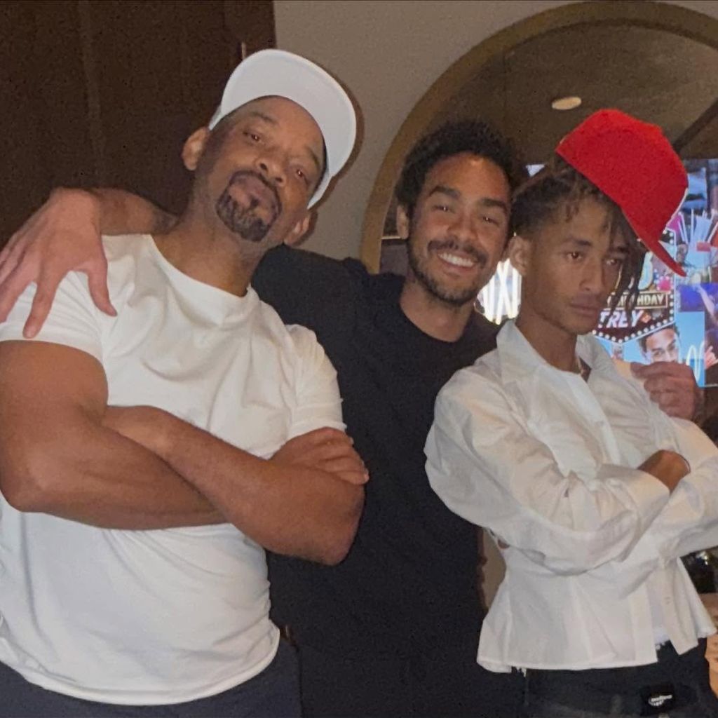 Will Smith mit seinen Söhnen Trey und Jaden
