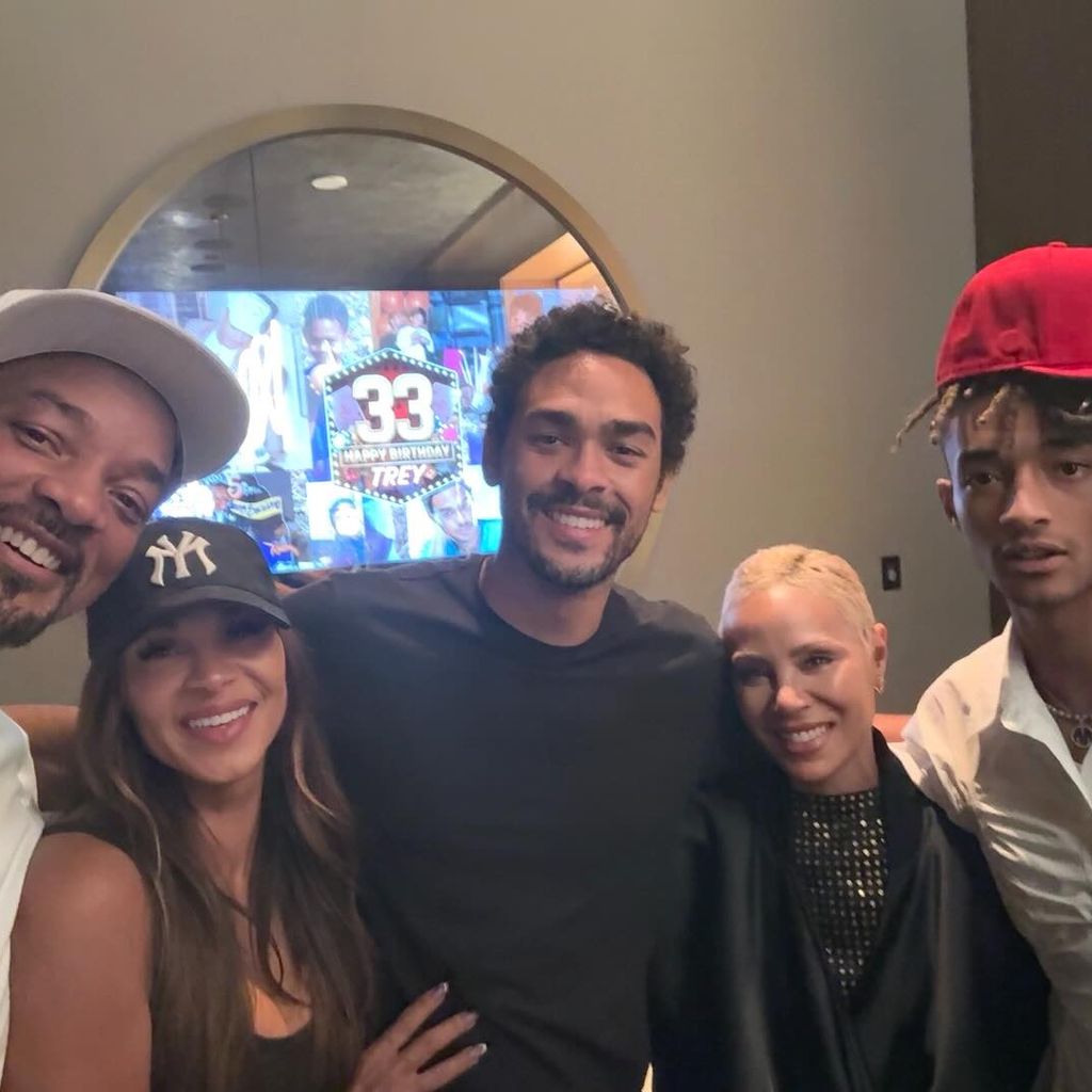 Will Smith, Sheree Zampino, Trey Smith, Jada Pinkett-Smith und Jaden Smith, November 2025