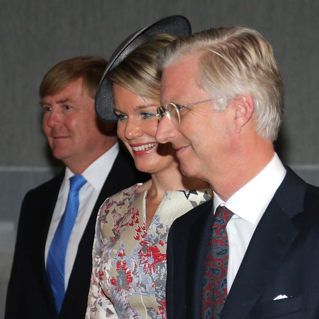 Willem-Alexander der Niederlande, Königin Mathilde und König Philippe von Belgien