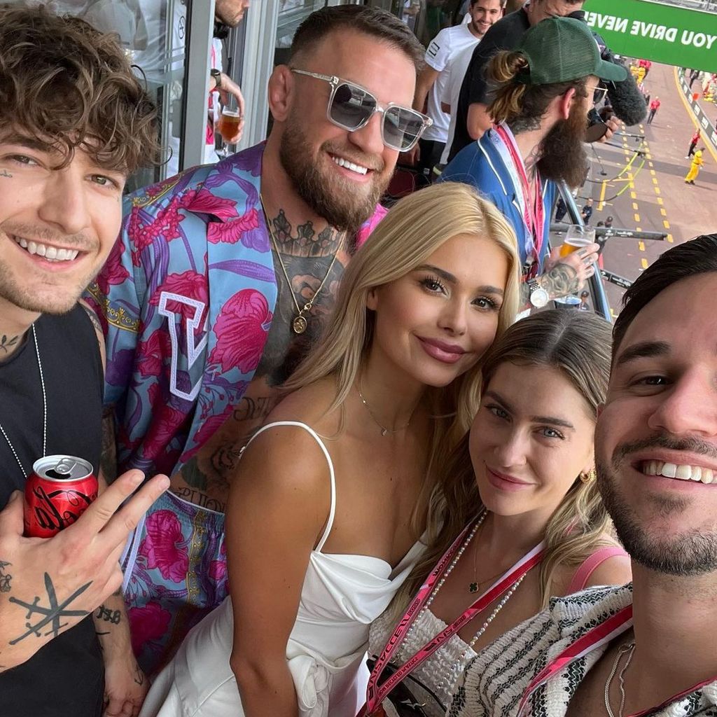 Willi Whey, Conor McGregor, Pamela Reif, Mrs. Bella und Daniel Abt in Monte-Carlo