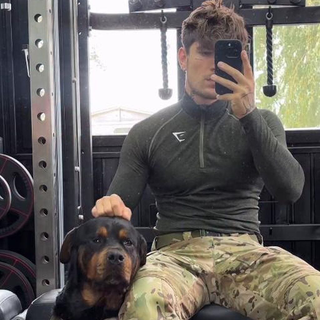 Willi Whey mit seinem Hund Chopper, Januar 2026