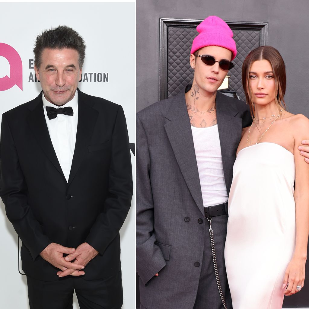 William Baldwin und Justin Bieber mit Hailey Bieber