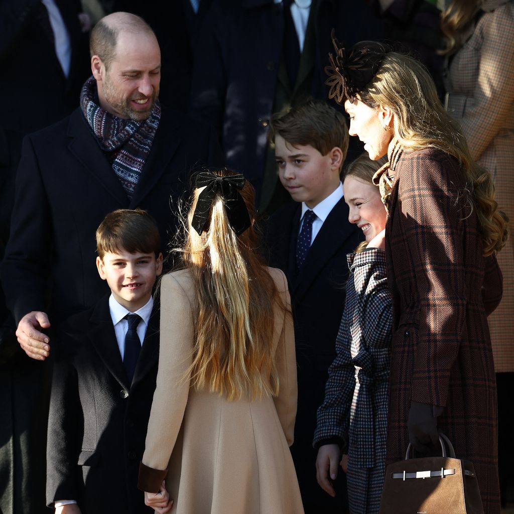 Die Royals nach dem Weihnachtsgottesdienst in Sandringham 2025