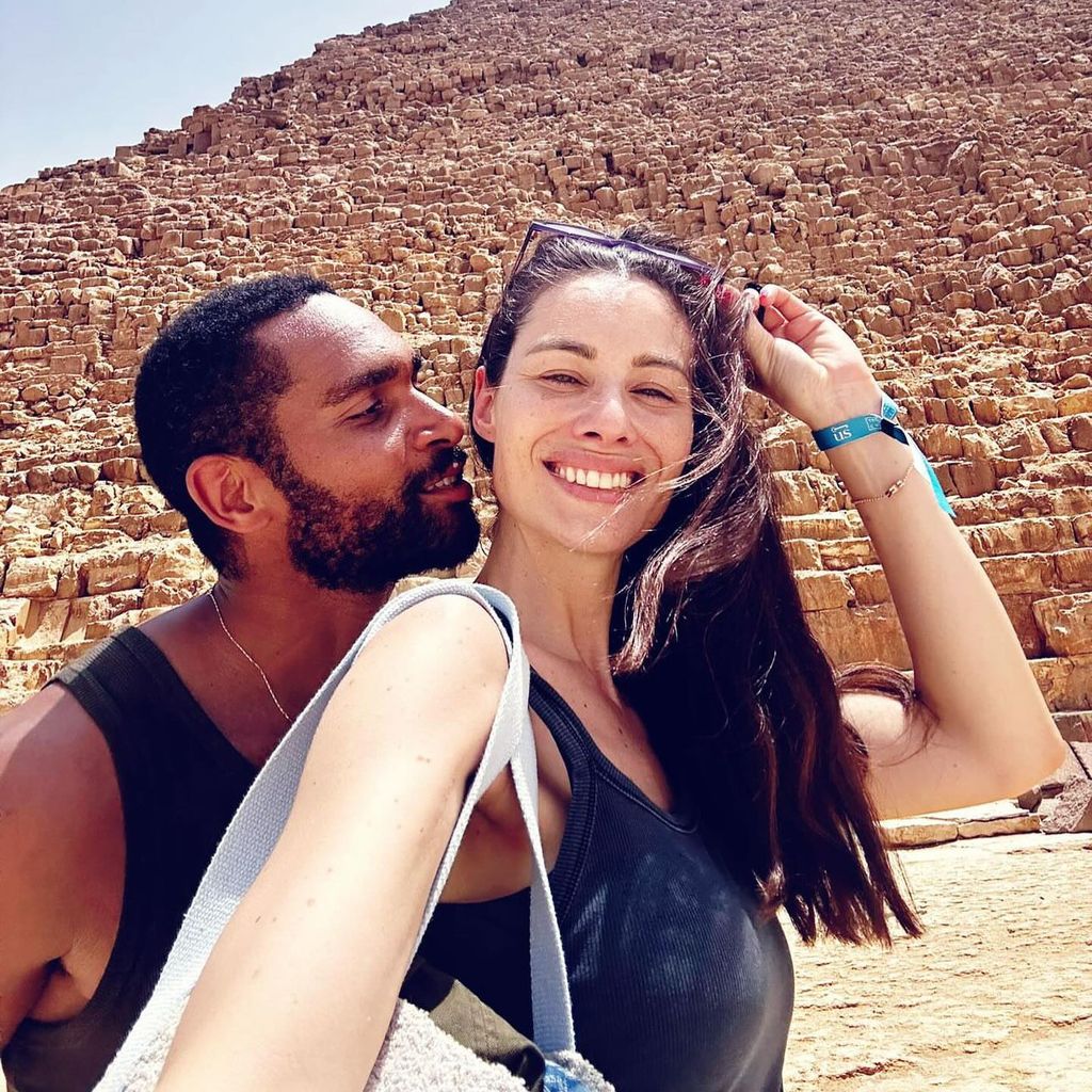 WIlliam Djoko und Marica Pellegrinelli im Urlaub