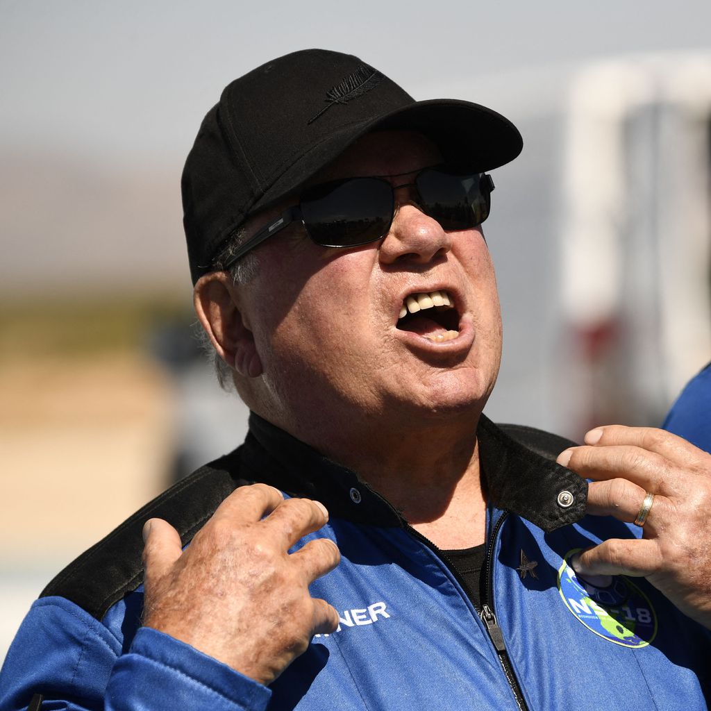 William Shatner nach seiner Weltraumreise