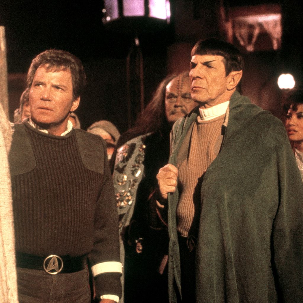 William Shatner und Leonard Nimoy in "Star Trek V - Am Rande des Universums"