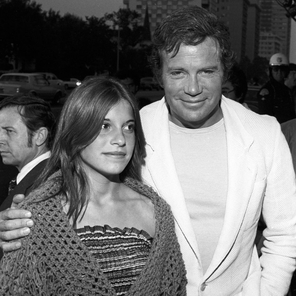 William Shatner mit Tochter Melanie, Ende der 1970er-Jahre