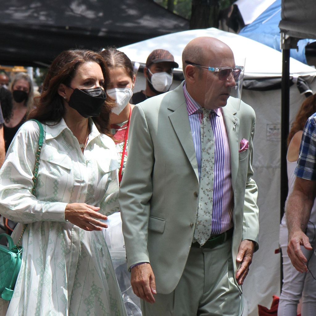 Willie Garson am "And Just Like That"-Set im Juli 2021