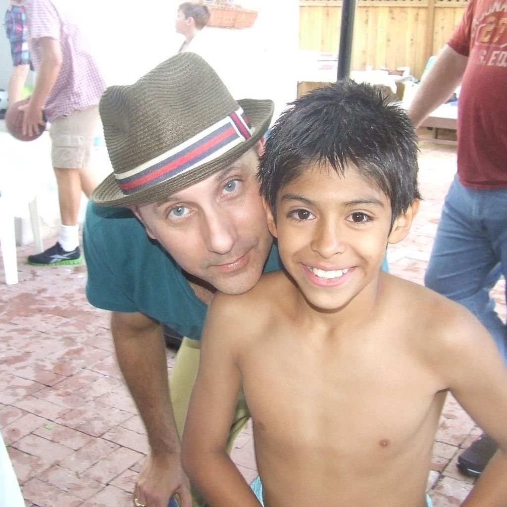 Willie Garson und sein Sohn Nathen