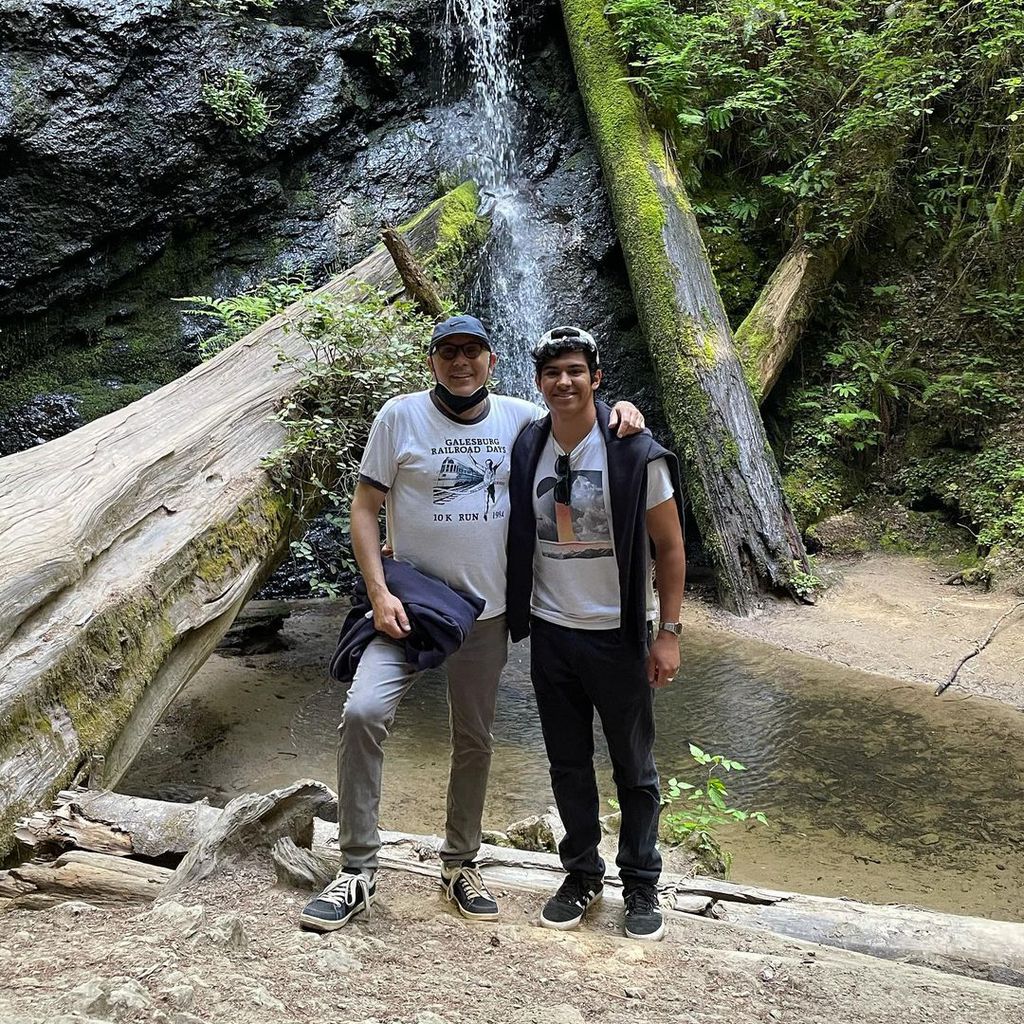 Willie und Nathen Garson in einem Nationalpark im Mai 2021