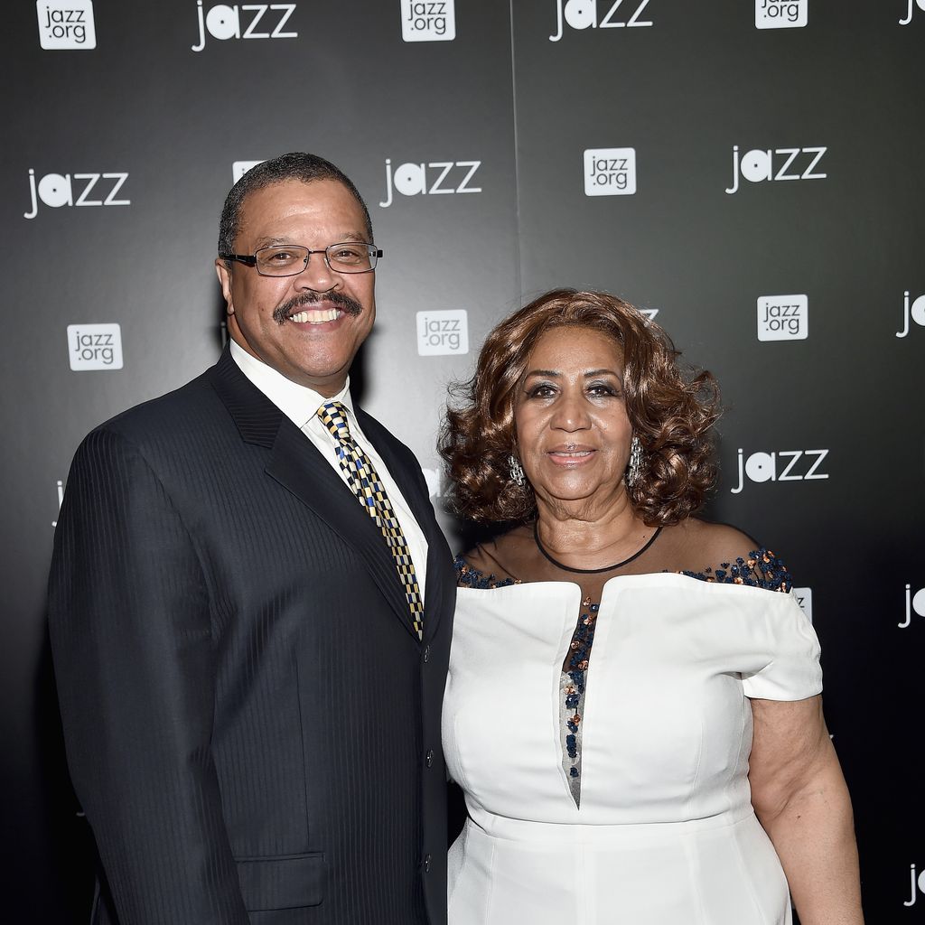 Ex-Feuerwehrmann und Sängerin Aretha Franklin 2015 im Lincoln Center in New York City