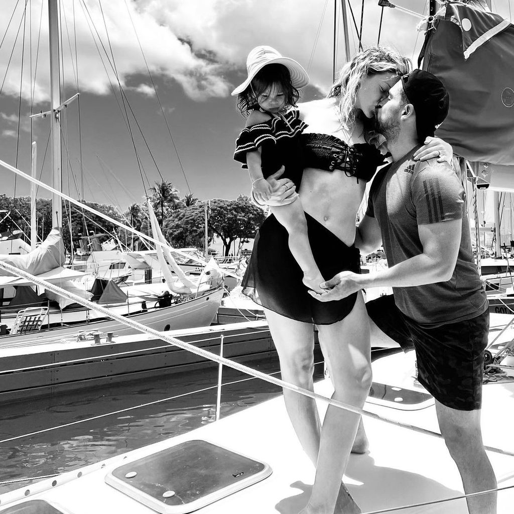 Wilmer Valderrama mit seiner Partnerin Amanda Pacheco und der gemeinsamen Tochter