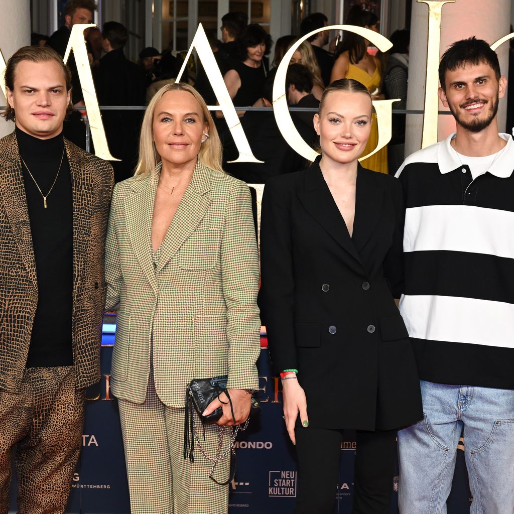 Wilson Gonzalez Ochsenknecht, Natascha Ochsenknecht, Cheyenne Ochsenknecht und Nino Sifkovits