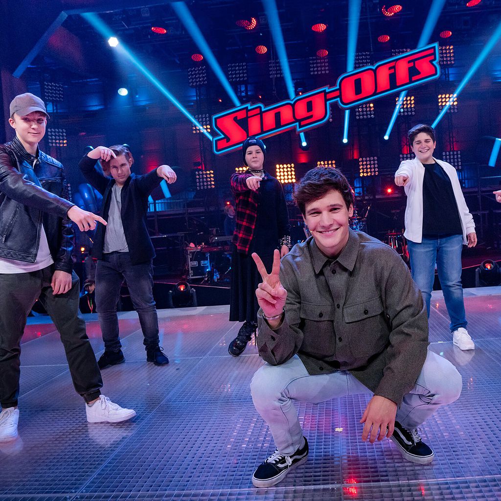 Wincent Weiss und seine "The Voice Kids"-Finalisten
